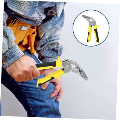 Heavy Duty Hand Seamer Tool For Metal Plate Folding And Seam Bending Ergonomic Over Molded Non Slip Handle Pro Grade All Steel Construction For Ductwork And Metal Fabrication