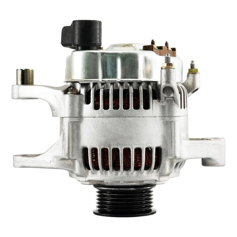 Jeep Compatible 12V 90Amp Alternator With 6-Groove Pulley And Clockwise Rotation For 1991-1998 Wrangler Cherokee Grand Cherokee And Dakota Builds, High Output Replacement, Fits 12V 90Amp, OE Style, Replaces 13341N 56005685AB 13442