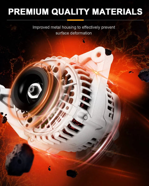 New Alternator Replacement For Pontiac Vibe 2003 2008 1.8L And Toyota Celica MR2 Corolla Matrix 2000 2008 1.8L L4 Engine with metal housing