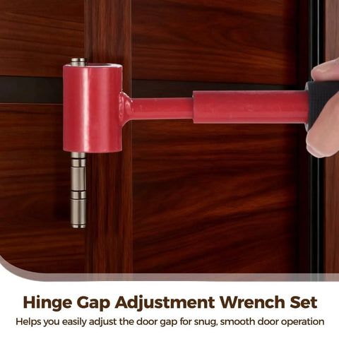 4 In 1 Door Hinge Gap Adjustment Tool Set With 0.55 In, 0.71 In, 0.91 In And 0.98 In Wrenches For Precise Alignment And Smooth Swing