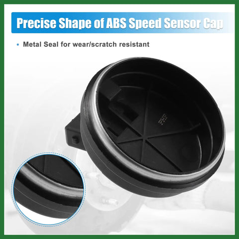 Rear Hub ABS Speed Sensor Cap For 2019 To 2023 Kia Forte 2018 To 2020 Hyundai Elantra GT 2019 To 2020 Hyundai Veloster 2017 To 2020 Hyundai Ioniq Electric OE 58980F0000 Left Right Black Long Lasting close-up view