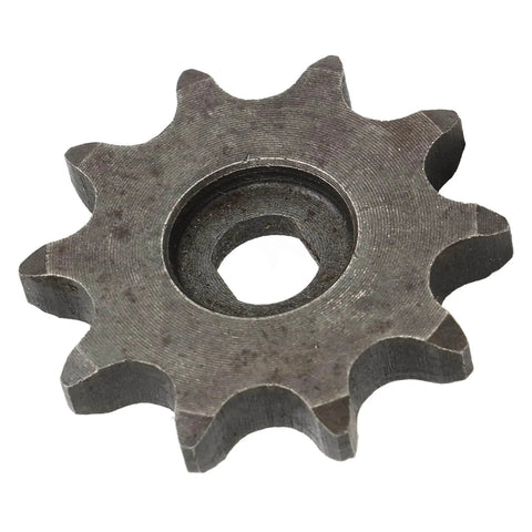 10 Tooth Sprocket Lightweight Carbon Steel Gear for Ordinary Chains 12.5mm Pitch 7mm Thick Easy To Install Motor Pinion Gear