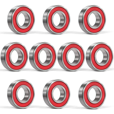 Ten Pack 6205 2RS Double Rubber Seal Bearing 25x52x15mm Pre Lubricated For Stable Performance And Cost Effective Deep Groove Ball Bearings