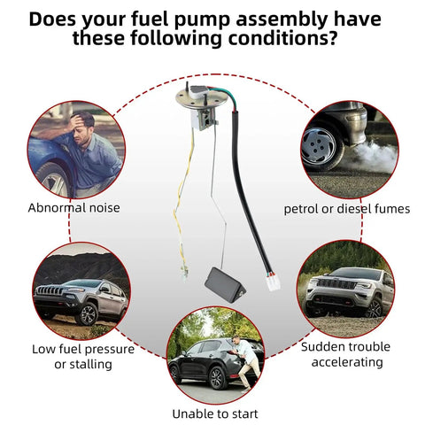 Toyota Fuel Tank Sending Unit With Float For 1984 To 1989 Pickup And 1985 To 1989 4Runner Replaces 8332039695 graphic