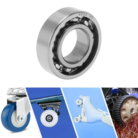 Deep Groove Ball Bearings 17x35x10mm Pre Lubricated Open Type For Wheels And Hobby Projects 2 Pack