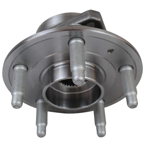 Drop In Replacement Five Lug Wheel Hub And Bearing Assembly With Encoder ABS For 2008 Through 2014 Cadillac CTS And 2010 Through 2015 Chevy Camaro And 2018 Through 2019 Cadillac XTS And 2018 Through 2019 Chevy Impala front view