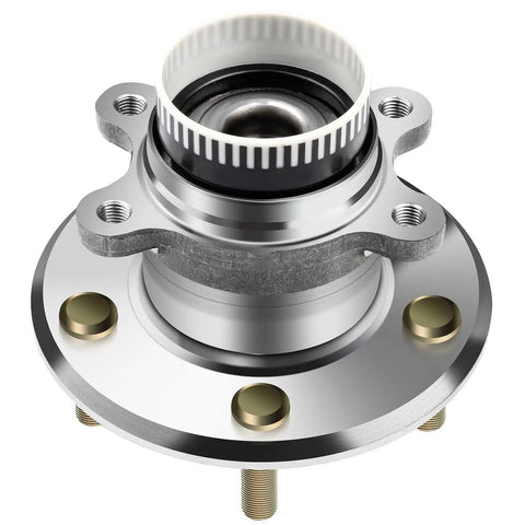 Close-up of Rear Wheel Bearing Hub Assembly 512437 Pair Fits Hyundai Azera 2011 2017 Sonata 2010 2014 Tucson with ABS 5 Lug