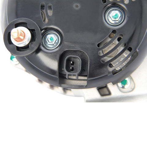 Close-up of rear view of Plug And Play High Output Direct Fit Alternator Replacement For 2011-2022 3.6L V6 Cars And Jeeps