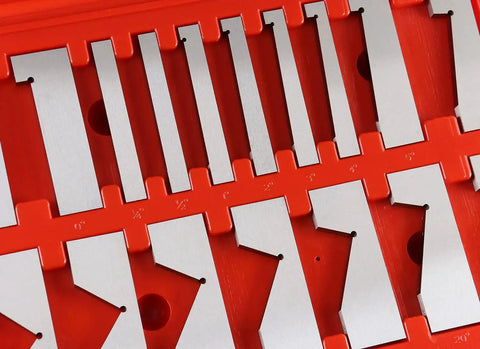 17 Piece Precision Angle Block Set For Milling And Grinding By Accusize Industrial Tools, Hardened HRc 45 To 50 Steel in case