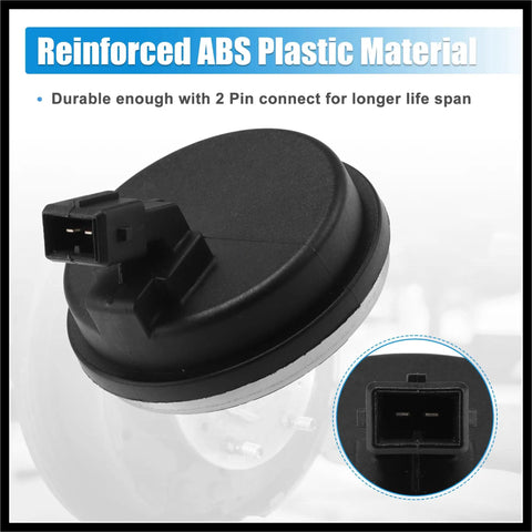 Ride Ready Rear Hub Bearing ABS Speed Sensor Cap For Kia Forte 2019 2023 And Hyundai Veloster 2019 2020 Elantra GT 2018 2020 5 Door Plus Ioniq Electric 2017 2020 Left Or Right Black OE Number 58980F0000 made of reinforced ABS plastic