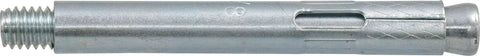 Side view of Hex Head Sleeve Anchor Three Eighths Inch By Three Inch Concrete Brick Block Expansion Anchors Steel Zinc Plated