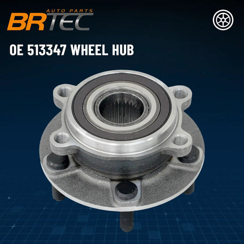 Front Wheel Hub And Bearing Assembly Fits Mazda 6 2014 2019 And CX 5 2013 2022 5 Lug Steel Roller Bearing Auto Part