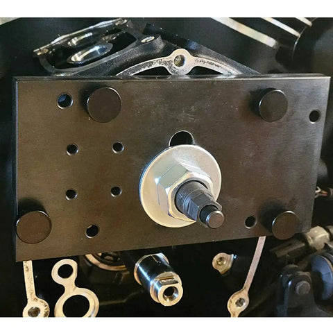 M8 Engine Inner Camshaft Bearing Installer And Puller Tool showing visible window on a 2018-2025 model engine platform.