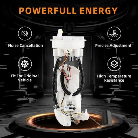 Electric Fuel Pump Module With Sending Unit Plug-And-Play Compatible For Honda Civic 2001-2005 shown on display with features