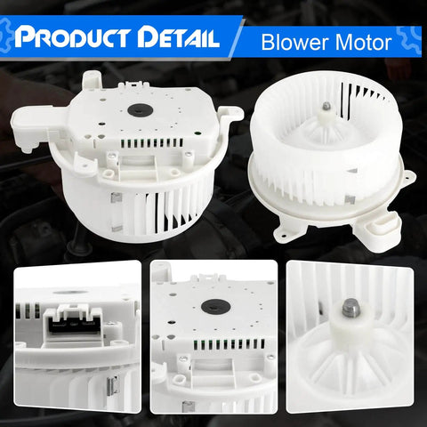 Brushless HVAC Heater Blower Motor For Front Side Install Fits Sequoia 2008-2022 And Sienna 2011-2020, Reliable Replacement Part