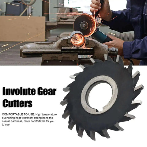 Gear Cutter Disc Set For Metalworking And Machining, HSS Gear Milling Cutter, 100 By 6 mm Disc Shaped Cutter with 32 mm Bore