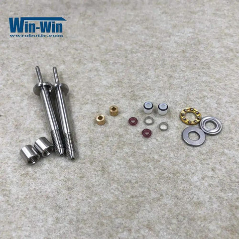 Waterjet Spare Parts 87K Swivel Maintenance Kit One Quarter Inch 90 Degree Repair Kit For Water Jet Cutting Machine Pump 94K 0150931 Includes Swivel Seal Rings Backup Rings Shafts Needle Thrust Bearings Antivibration Assemblies O Rings.