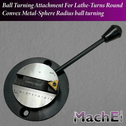 Ball Turning Attachment For Lathe For Myford And Similar Lathes Turns Smooth Convex Metal Balls Radius Spheres With A Stable Round Base Double Bit Grip