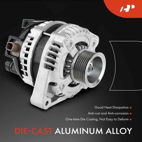 Reliable 12V 130Amp Alternator For Honda Accord And Acura TSX 2008-2012 2009-2014 2.4L L4 With 7 Groove Pulley CW Rotation S7 Class