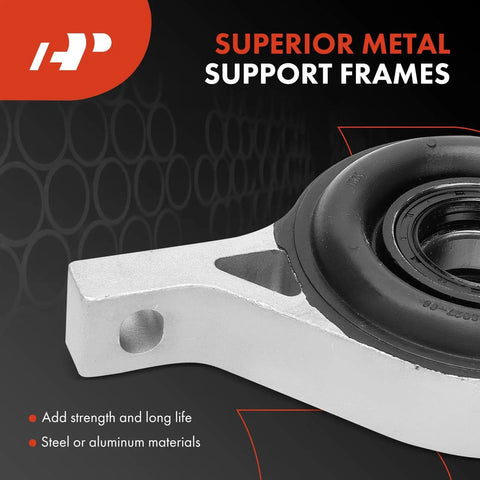 Rear Driveshaft Center Support Bearing Fits Kia Sorento 2013 2014 And Hyundai Santa Fe Sport 2013 2018 Beefed Up Heavy Duty Replacement Driveshaft Carrier Bearing With OE Numbers 49300A1000 40100T0AA02, featuring steel support frames