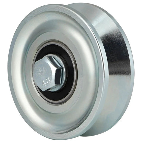 3 Inch V Groove Gate Wheel With Double Bearings For Inverted V Track Rolling Gate Caster Heavy Duty 2000 Lb Load Capacity