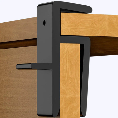 Pro Grade Woodworking Scribing Jig Set For Cabinet Installations And Furniture Making, Built With Durable ABS Plastic, Fits 15 16 17 18mm Boards, Ideal For Uneven Surfaces, Toe Kick Lines, Ceilings, And Trim Work mounted on wood board