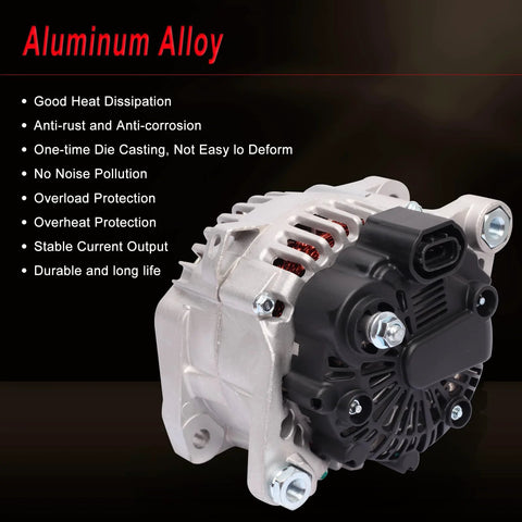 Alternator Replacement For Hyundai Sonata 2006-2010 Optima 2006-2010 Magentis 2006-2010 with highlighted features