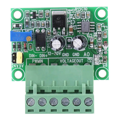 PWM To 0-10V Voltage Converter Module For Industrial Control Panels And PLC Interfaces Digital To Analog Signal Board