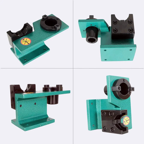CAT40 Tool Holder Tightening Fixture For CNC Machines Universal Clamp To Secure Tool Holders On Work Tables Heavy Duty Aluminum