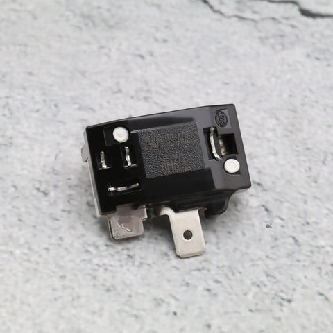 2X 15 Ohm Refrigerator Start Relay 2 Pin PTC for Mini Fridges and Compact Freezers, black component on grey background