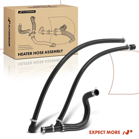 Inlet And Outlet Heater Hose Pipe Line Assembly For Chevy Silverado Tahoe Suburban GMC Sierra Cadillac Escalade