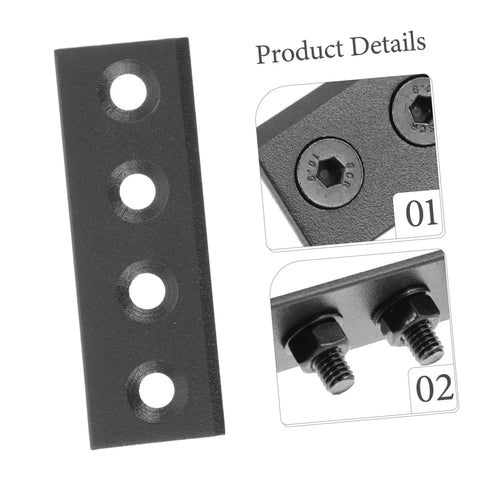 Sliding Barn Door Track Connector Kit Hardware For Smooth Operation No Fuss All In One Rail Connecting Plates Set
