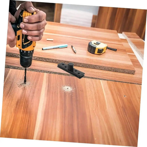 Installing Hidden Pivot Hinges 2 Pack Stainless Steel Concealed Door Hardware on wooden surface