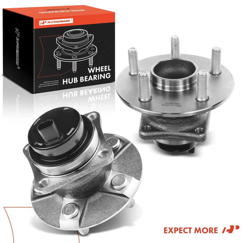 Rear Wheel Bearing And Hub Assembly With ABS For Toyota Corolla Matrix Prius And Pontiac Vibe 2003 to 2008 5 Lug