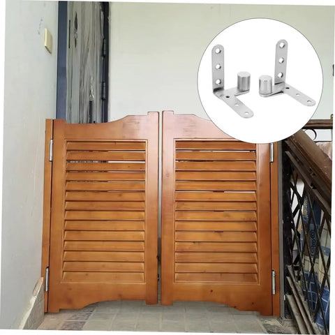 Heavy Duty Stainless Steel Hidden Door Pivot Hinges For No Fuss Smooth Operation And Versatile Bookcase Doors 1 Pair Veemoon Hidden Door Hinge System With Rust Resistant Construction And Soft Close Capability installed on wooden doors.