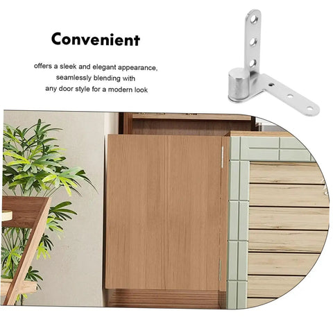Hidden Door Hinge Set Pro Grade Stainless Steel Pivot Hinges For Concealed Doors And Bookcases Heavy Duty Design With Wide Opening Capability One Pair ARTIBETTER