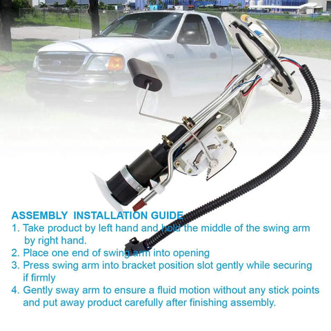 Ford Fuel Pump Assembly Replacement for 1999 2000 2001 2002 2003 F 150 and 2004 F 150 Heritage and 1999 F 250