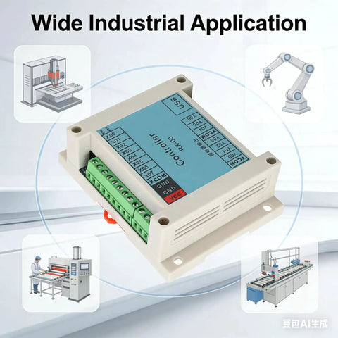 Programmable Logic Controller With Eight Input Seven Output For Industrial Automation Pro Grade Magnetic Control Board