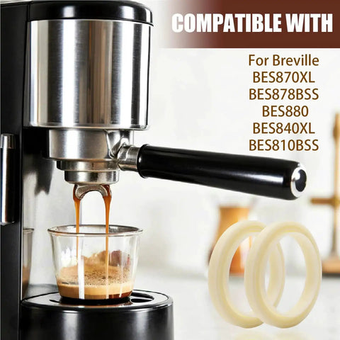 54mm Silicone Steam Ring Two Pack For Breville Espresso Machines Easy Fit Gasket Replacement Part For BES870XL BES878 Image