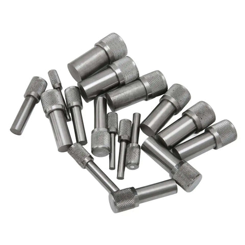 Disc Cutter Set With 17 Dies For Jewelry Making And Leather Crafting, Pro Grade Steel Punch Tools for precise and clean cuts