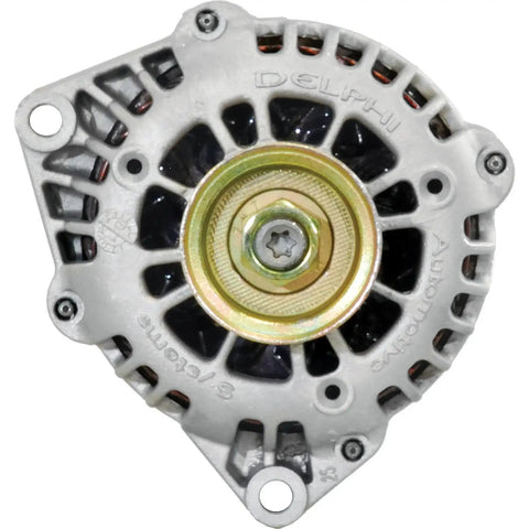 New Automotive Alternator Replacement For Cars And Trucks With 100 Percent Fresh Components Greased Bearings Front View