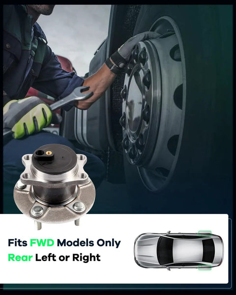 Rear Wheel Hub Bearing Assembly 512394 For Mitsubishi Lancer 2008-2015, Outlander 2011-2012, Outlander Sport 2011-2012, 5 Lug
