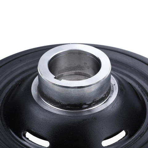 Close-up of Harmonic Balancer Crankshaft Pulley For Mercedes Benz 3.5L V6 DOHC Engine And Solid Plug And Play Fit