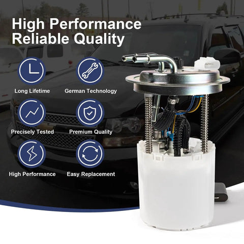 Fuel Pump Module Assembly With Pressure Sensor For 2005 To 2007 Chevy Avalanche Suburban 1500 And GMC Yukon XL 1500 V8 5.3L Flex