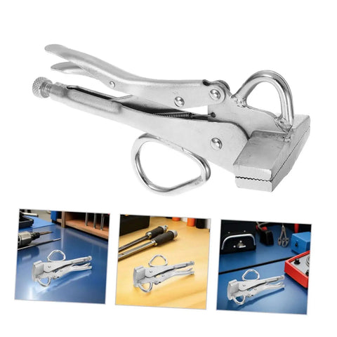 Tough As Nails Heavy Duty Auto Body Frame Clamp With Extra Wide Duckbill Jaw Adjustable Locking Sheet Metal Pliers for car repair
