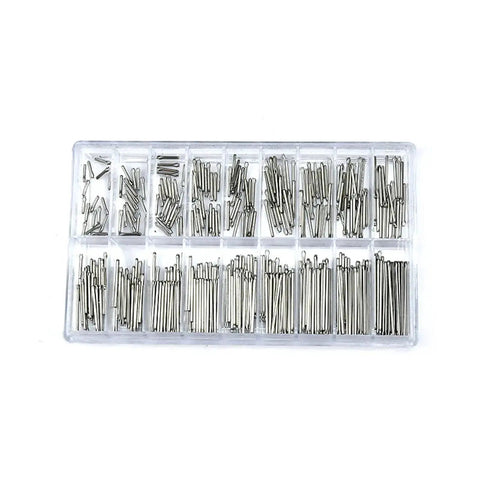 Pro Grade Watch Pin And Spring Bar Repair Kit For All Watches 6 To 23 Mm With 360 Stainless Steel Split Pins Includes 18 Sizes