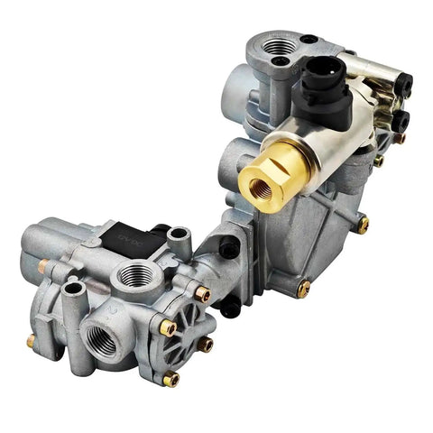 Heavy Duty Rear ABS Modulator Valve And Electronic Control Unit Assembly For 4S 4M And 6S 6M Tractor, 12V ATC, Five Point Five PSI Crack Pressure, Direct Fit Replacement For Heavy Duty Trucks And Farm Equipment 4725002230 S4725002230
