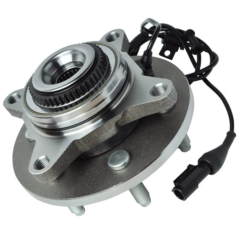 4WD Front Wheel Bearing Hub Assembly For Ford F-150 2004 to 2008, Expedition 2003 to 2006, Navigator 2003 to 2006, Mark LT 2006 to 2008, 6-Lug ABS Compatible Replacement Hub