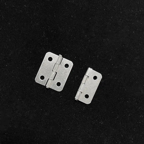Antique Mini Hinges 50 Piece Set With Replacement Screws For Wooden Boxes Jewelry Chests And Cabinets DIY Projects 18x16mm