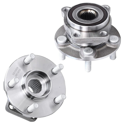 4 Piece Wheel Bearing Hub Assembly Set For Subaru Forester 2009-2013, Impreza 2008-2013, And WRX 2013 Front And Rear Replacement Kit